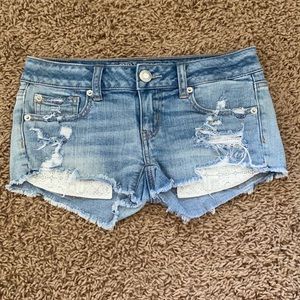 jean shorts!